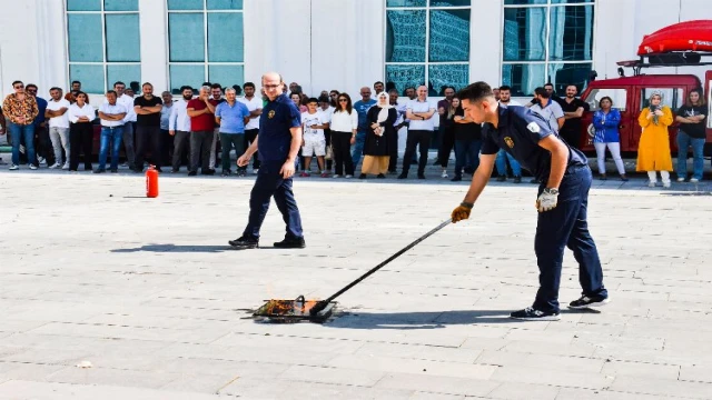 Malatya’da MASKİ personeline yangın eğitimi