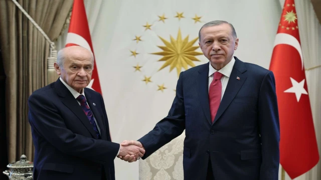 Erdoğan ile Bahçeli Beştepe’de buluştu