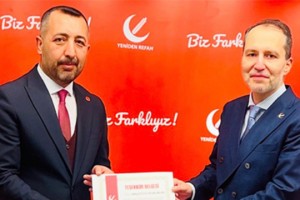 Erbakan'dan Burhan Kılıç'a Üye Başarısı İçin Teşekkür Belgesi!